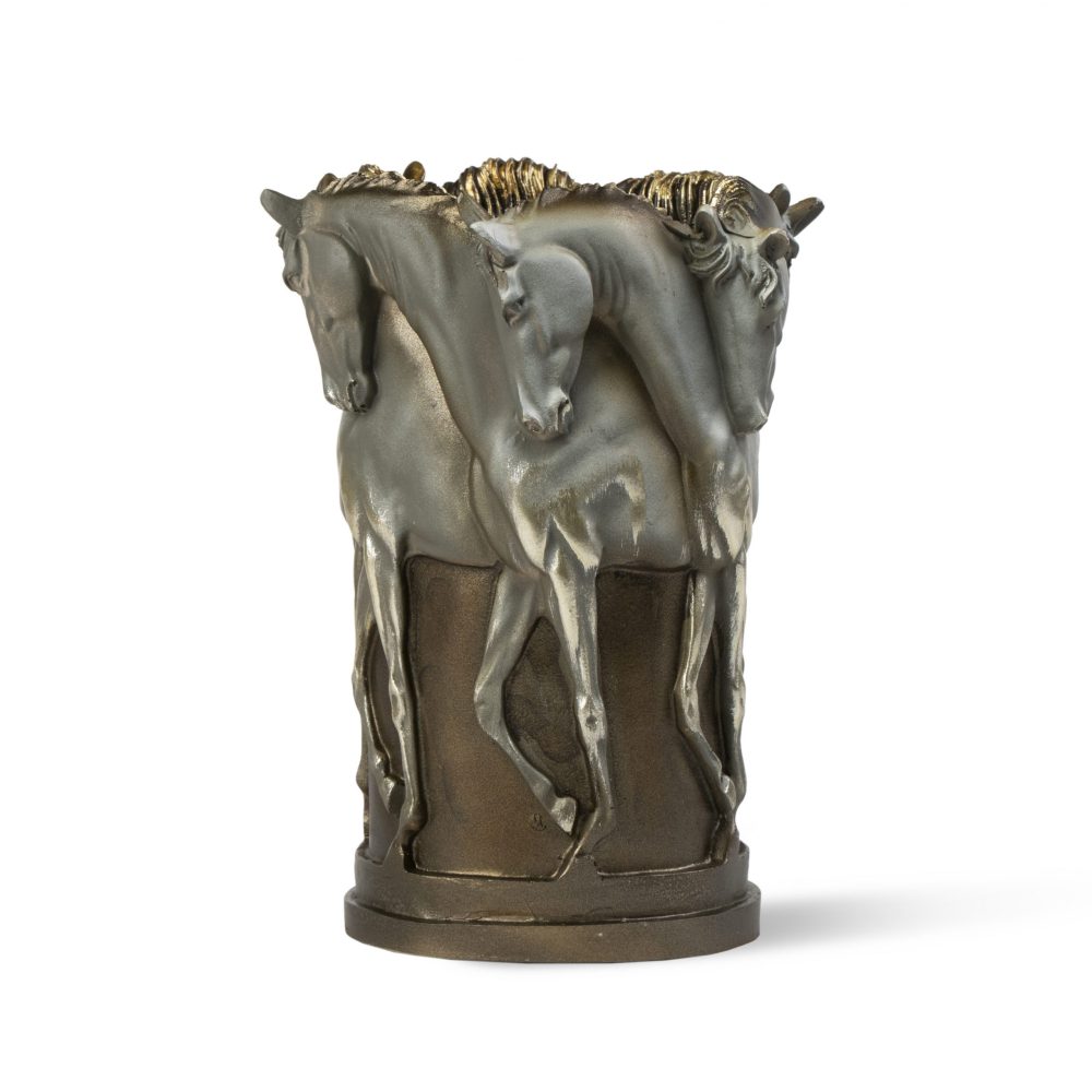 Dekoratif Atlı Vazo Obje