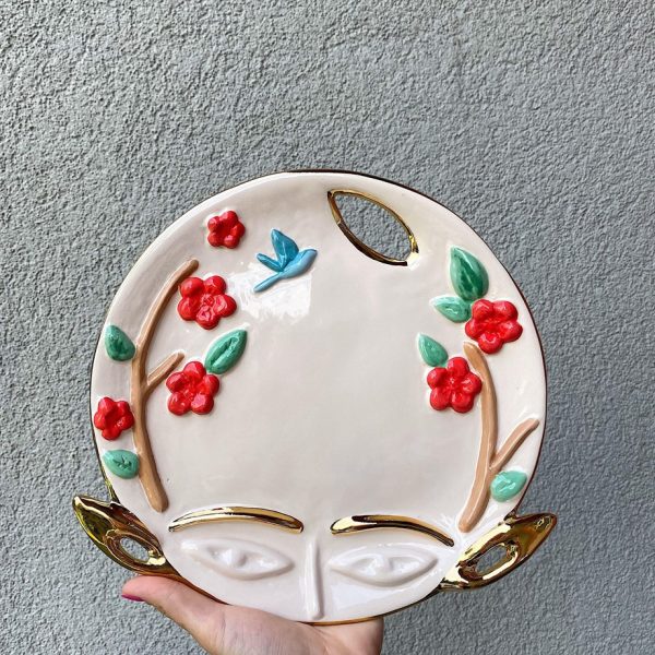 Flower Fairies Ayaklı Servis Tabağı