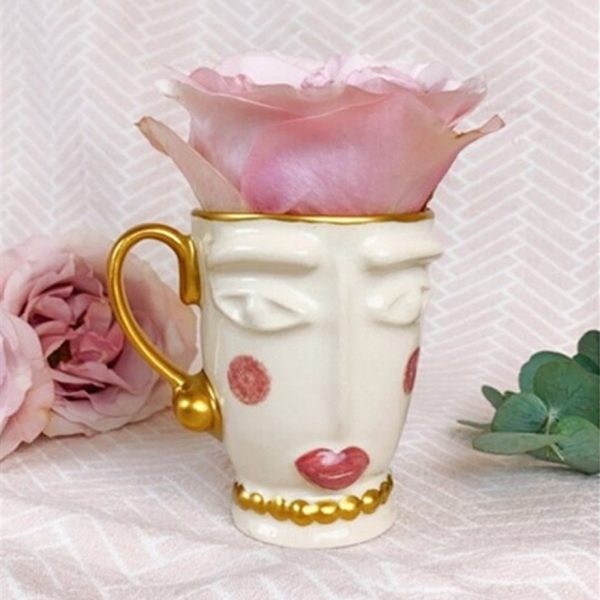 Lady-D Pembe Makyaj Mug
