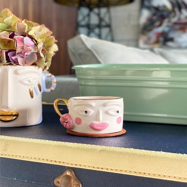 Rukiye Mini Mug Daisy Pembe Makyaj