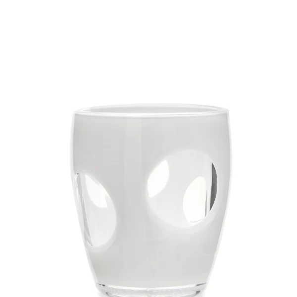 Fish Eye Short Beyaz Kristal Bardak