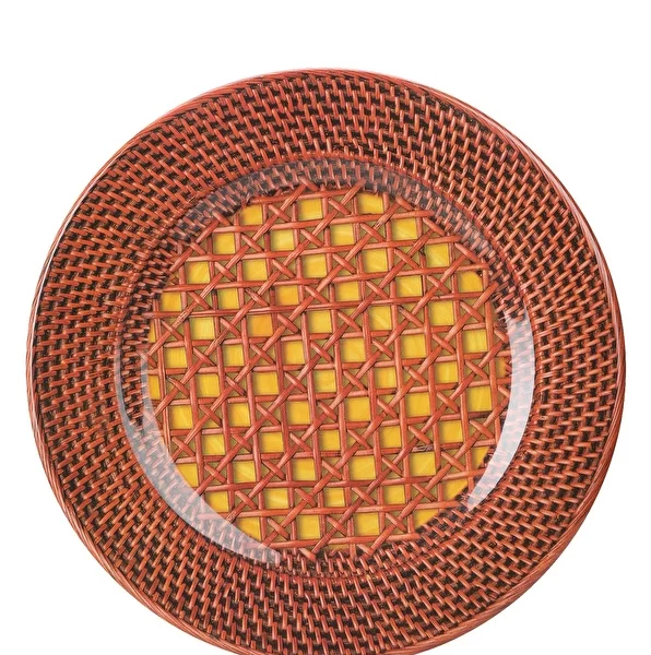 Patagonia Kahverengi Sarı Desenli Tabak