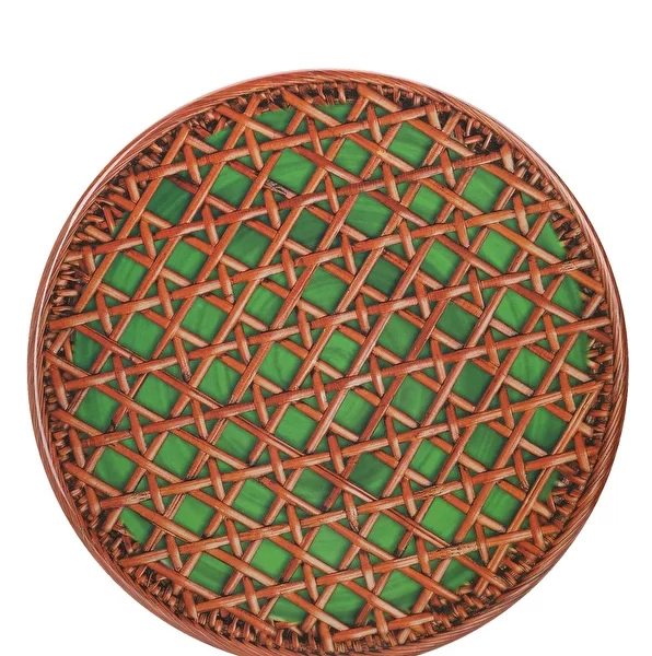 Patagonia Kahverengi Yeşil Desenli Tabak