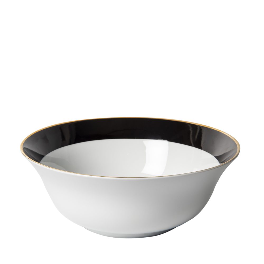 Mİ-27K Mİ SİYAH ŞERİTLİ 27CM PORSELEN SERVİS KASESİ