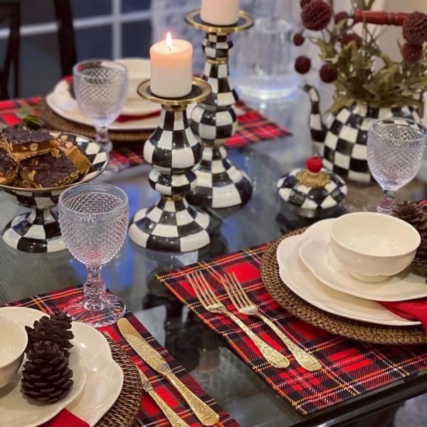 Amerikan Servisi Red Plaid Deer