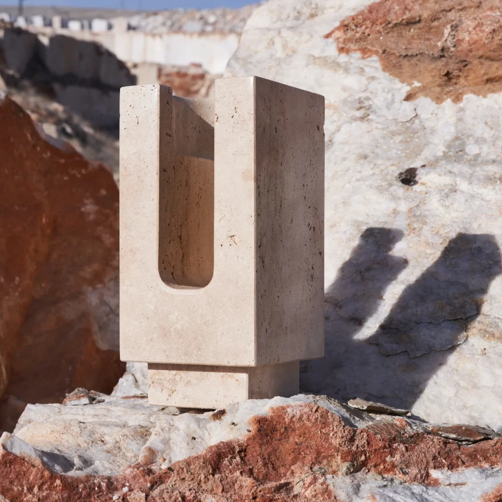 Karre Vertino Mermer Mumluk - Görsel 2